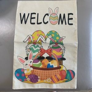 Welcome Easter Garden Flag Decoration